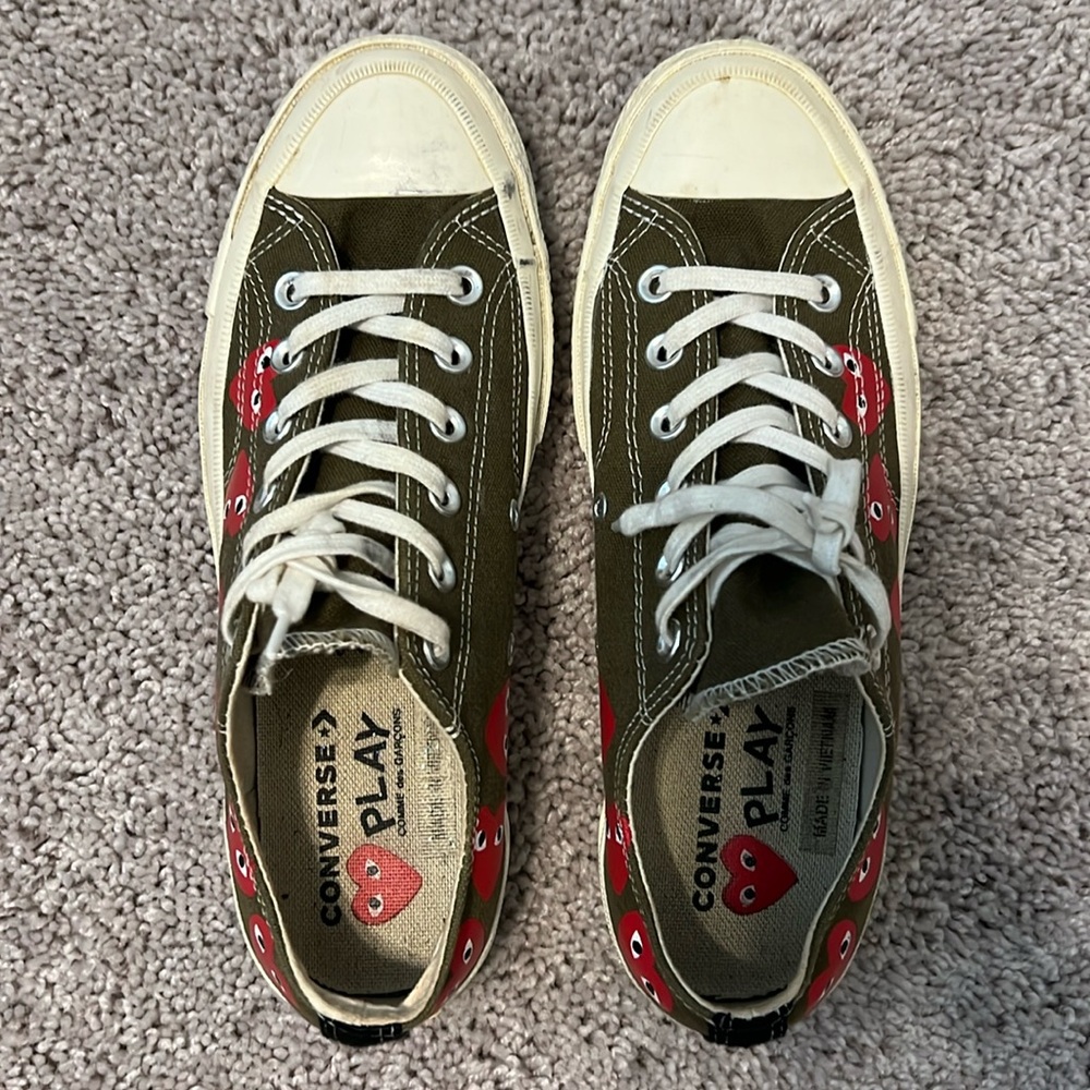Comme Des Garçons Play x Converse Chuck 70 "Multi Hearts" sneakers Size 9 VGUC